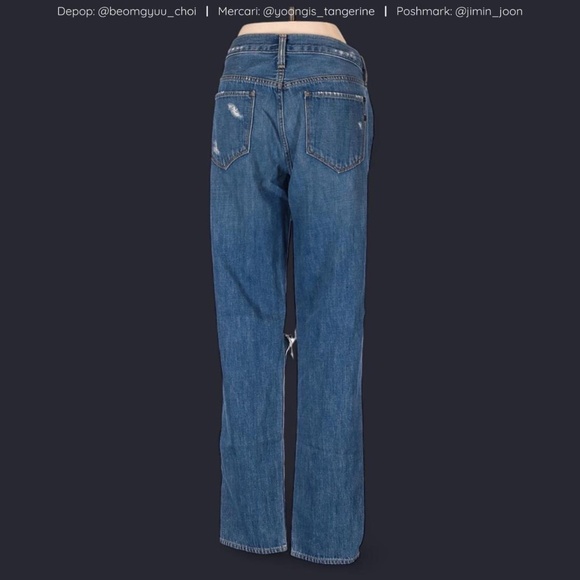 Low rise straight jeans - Picture 2 of 8